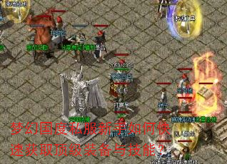 梦幻国度私服新手如何快速获取顶级装备与技能? 梦幻国度私服新手如何快速获取顶级装备与技能?