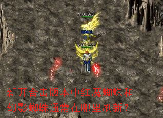 新开合击版本中红魔蜘蛛和幻影蜘蛛通常在哪里刷新? 新开合击版本中红魔蜘蛛和幻影蜘蛛通常在哪里刷新?