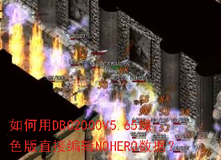 �����DBC2000V5.65��ɫ��ֱ�ӱ༭NOHERO���ݣ�