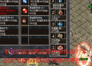 ƽ��������ѡ����˽������봵�Ҳ�����ˬ�Ĺ�������Щ��