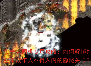 传奇老司机专用攻略:如何解锁那些未成年人不得入内的隐藏关卡? 传奇老司机专用攻略:如何解锁那些未成年人不得入内的隐藏关卡?