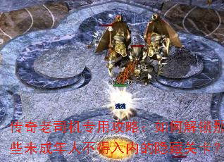 传奇老司机专用攻略:如何解锁那些未成年人不得入内的隐藏关卡? 传奇老司机专用攻略:如何解锁那些未成年人不得入内的隐藏关卡?